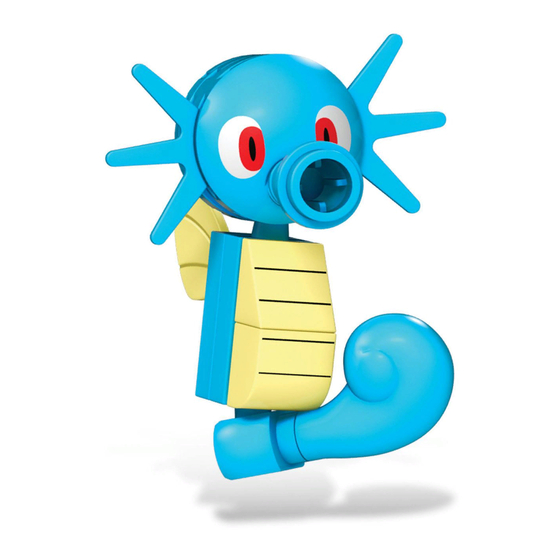 Mega Construx POKEMON WONDER BUILDERS HORSEA GMD25 Manual