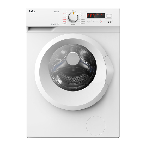 Amica WAT 403 000 Quick Start Manual