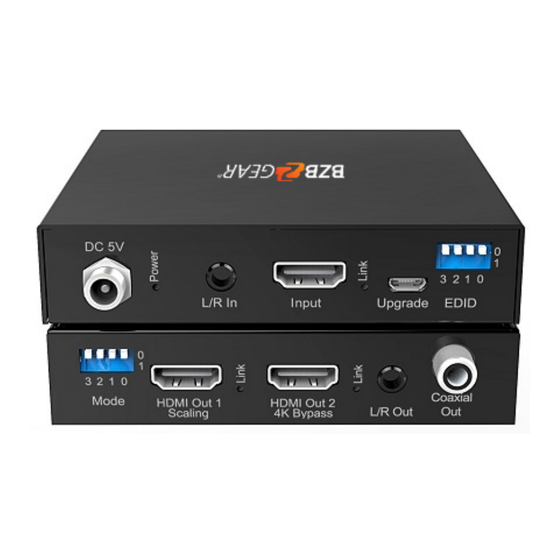 BZB Gear BG-UHD-SC1X2 User Manual