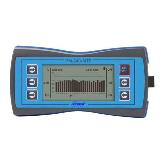OPTOKON PM-240-MTP Manuals