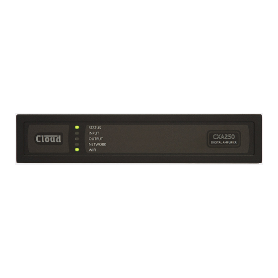 Cloud CXA250 Installation And User Manual