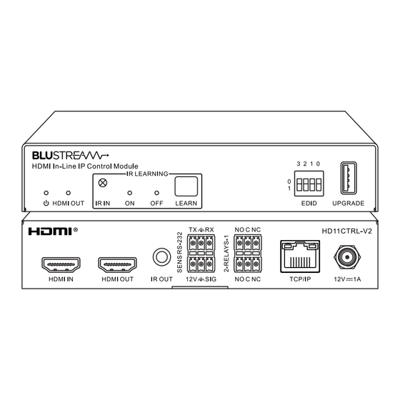 BluStream HD11CTRL-V2 User Manual