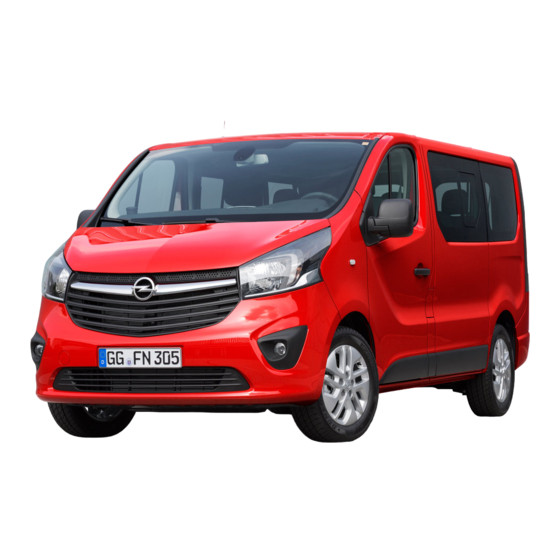 Opel Vivaro Conversion Manualline