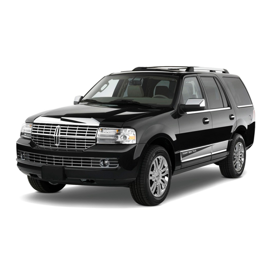Lincoln 2009 Navigator Owner's Manual