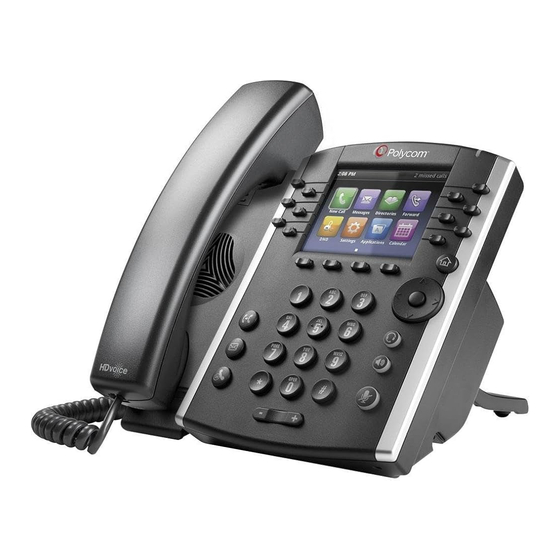 Polycom VVX-410 Quick Start Manual