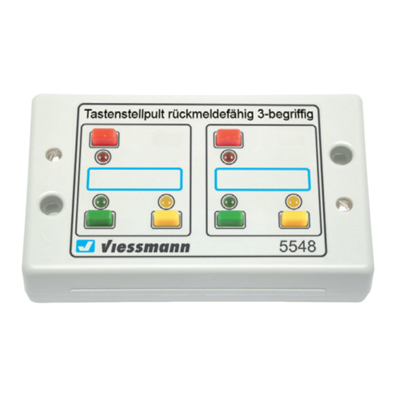 Viessmann 5548 Operation Manual