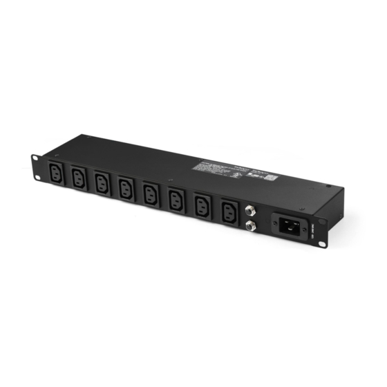StarTech.com PDU08C13GB Instruction Manual