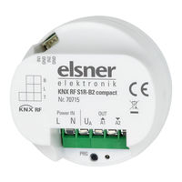 Elsner Elektronik KNX RF S1R-B2 compact Installation And Adjustment