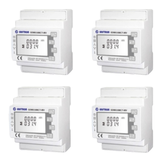 Growatt TPM-E SDM630-Modbus V3 Quick Manual