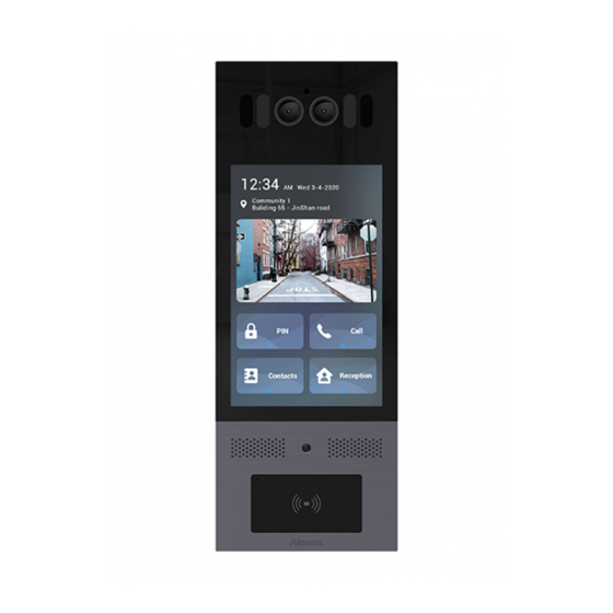 Akuvox X915 Quick Installation Manual