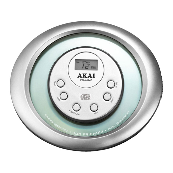 Akai PD-X4440 Service Manual