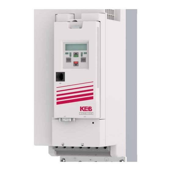 KEB COMBIVERT Series Getting Started