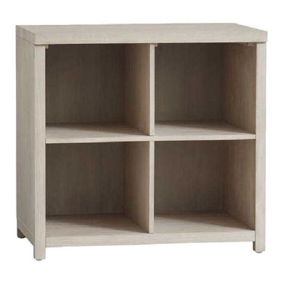 pottery barn kids EVERETT MODULAR DESK CUBBY BASE Manual