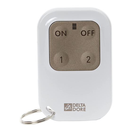 DELTA DORE TL 2000 Tyxal+ Quick Start Manual