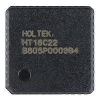 Holtek HT16C22 Applications Manual