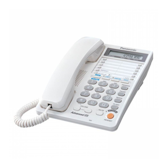 Matsushita Electric KX-T2378JXW Manuals