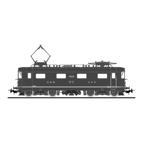 PIKO Re 4/4 I SBB Instructions Manual