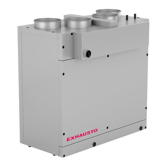 Exhausto VEX310T Assembly And Installation Manual