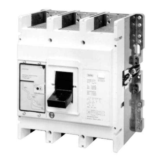 Siemens 3VF8 Operating Instructions