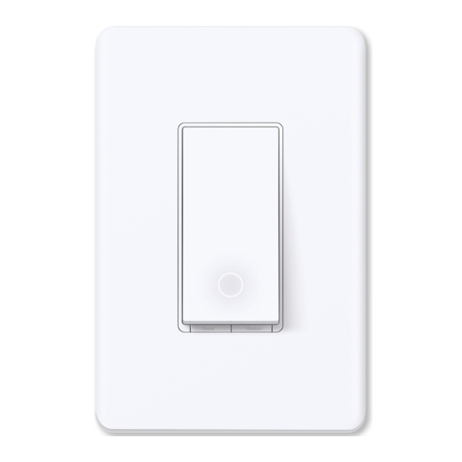 TP-Link TS15 - Smart Wi-Fi Light Switch Quick Start Guide