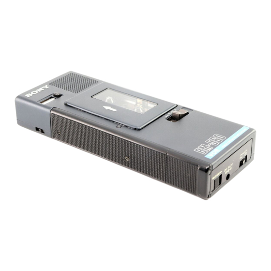 Sony BM-560 Operating Instructions Manual