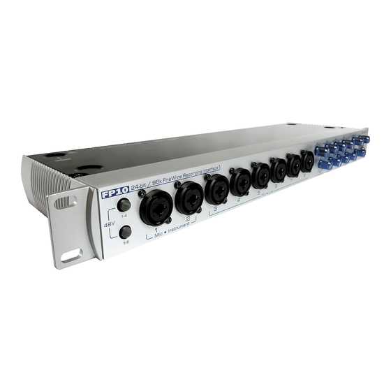 PRESONUS FIREPODOD Manual