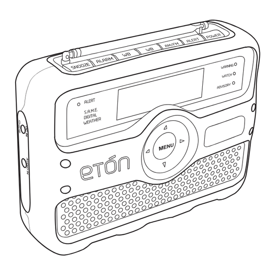 Eton WEATHERTRACKERFR800 User Manual