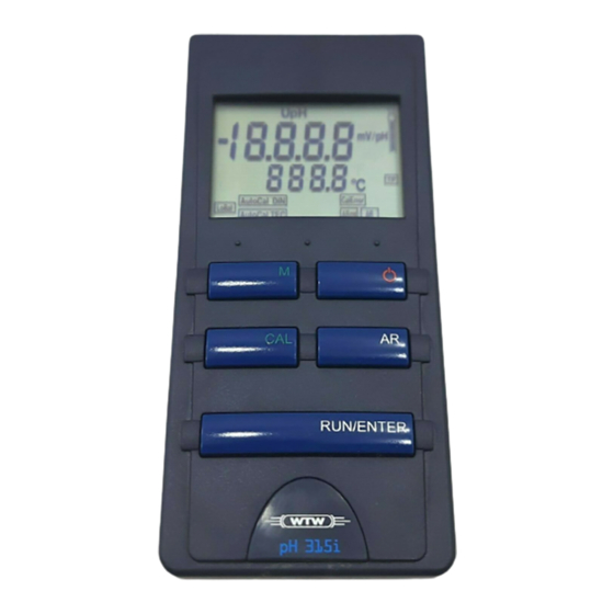 wtw 315i Operating Manual