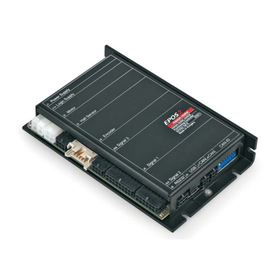 maxon motor EPOS2 70/10 Hardware Reference Manual