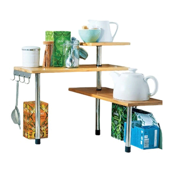 Coopers of Stortford Bamboo Corner Shelf Instructions For Use