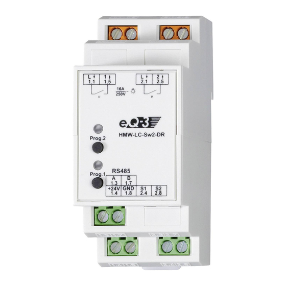 HomeMatic HMW-LC-Sw2-DR Installation And Operating Manual