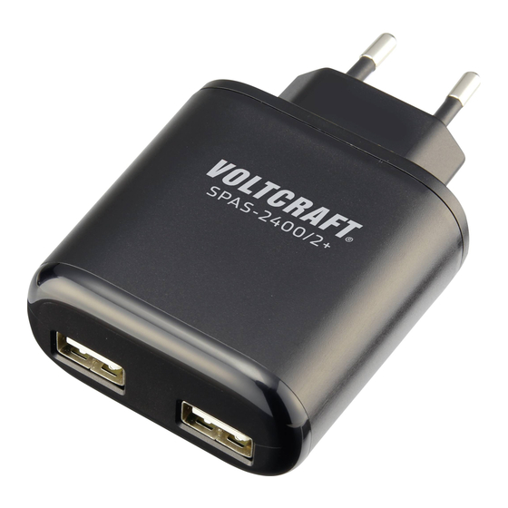 VOLTCRAFT SPAS-2400/2+ Operating Instructions