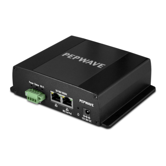 peplink Pepwave Device Connector Rugged Manuals