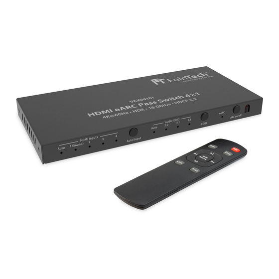 FeinTech VAX04101 Instruction Manual