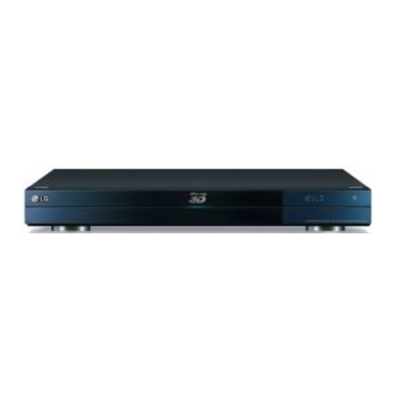 LG BD690 Owner's Manual