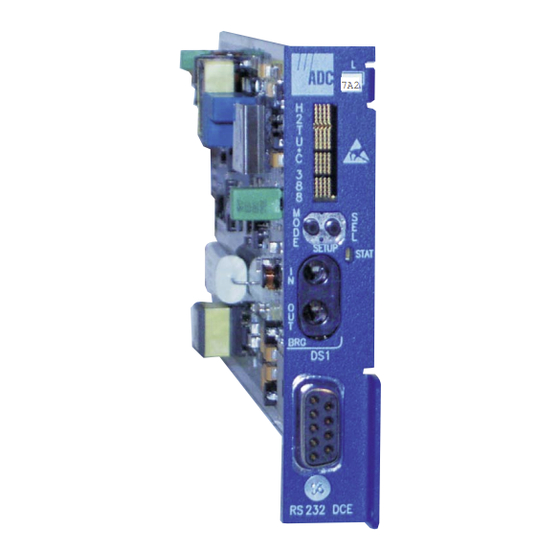 ADC HiGain H2TU-C-388 List 7A2 Quick Installation