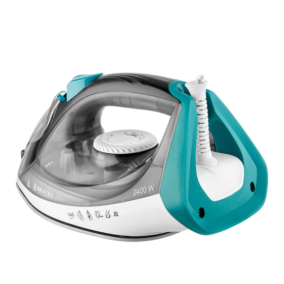 BRAYER BR4008 Steam Iron Manuals