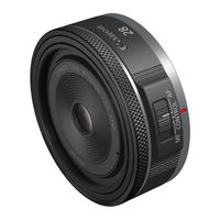 Canon RF 28mm F2.8 STM Instructions Manual