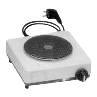 Selecta PLAQUE CIRCULAIRE Manual