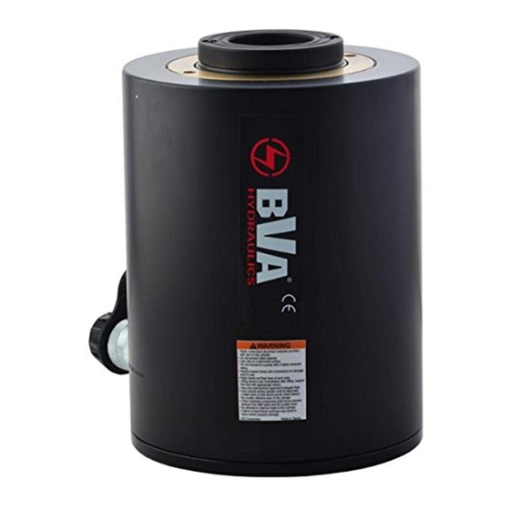 BVA Hydraulics HUC3003 Instruction Manual