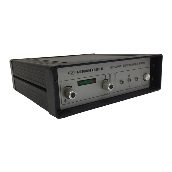 Sennheiser SI 1013 Manual