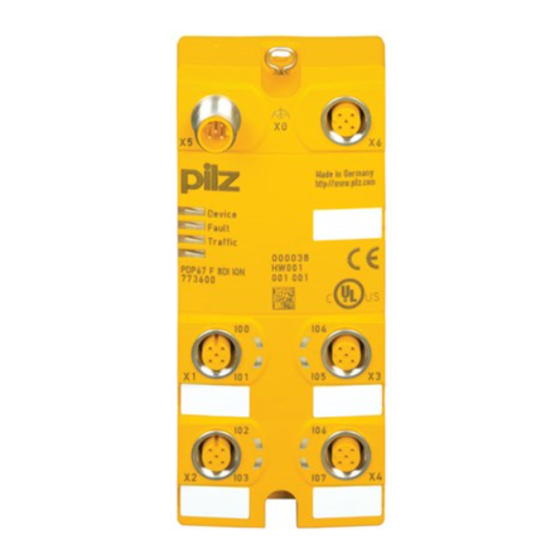 Pilz PDP67 F 8DI ION Operating Manual