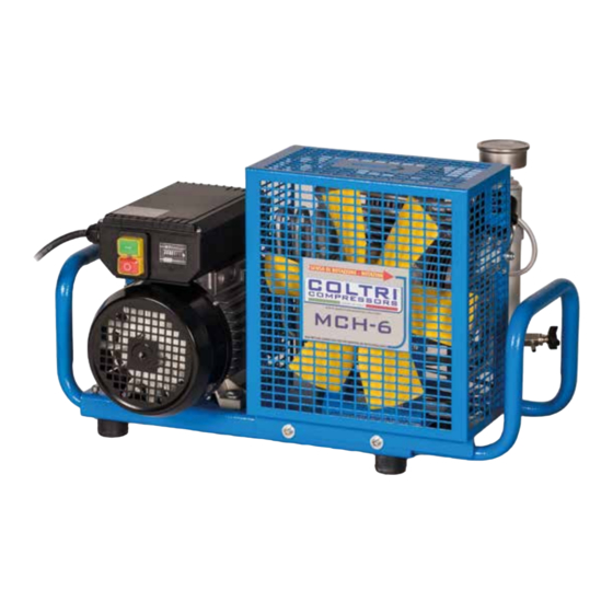 Coltri Compressors MCH-6 Use And Maintenance Manual