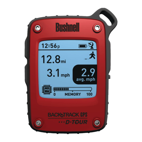 Bushnell Backtrack D-Tour Manuals