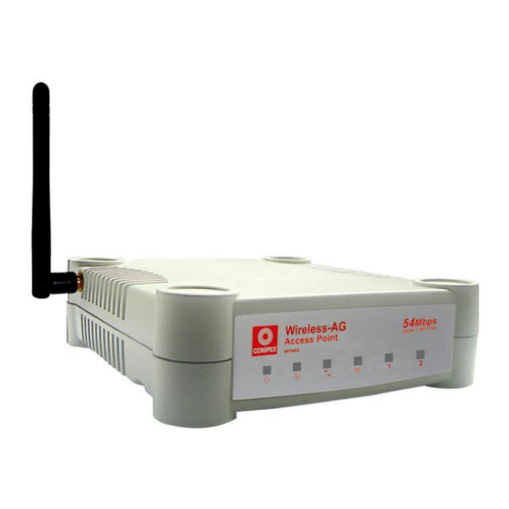 Compex WP54AG 1b Quick Install Manual