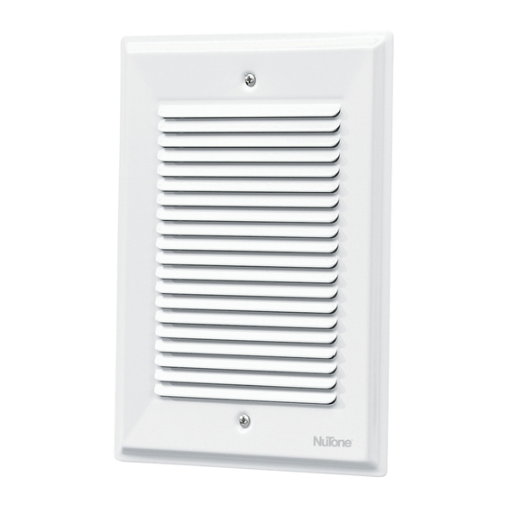 NuTone LA14WH Installation Instructions