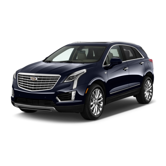 Cadillac 2017 XT5 Owner's Manual