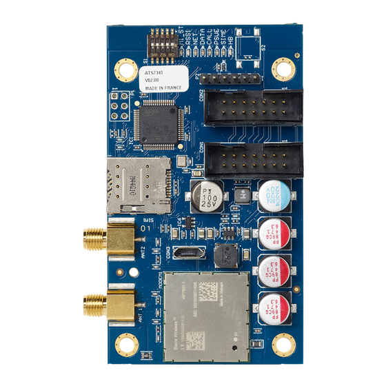 Aritech ATS7340 Installation Sheet