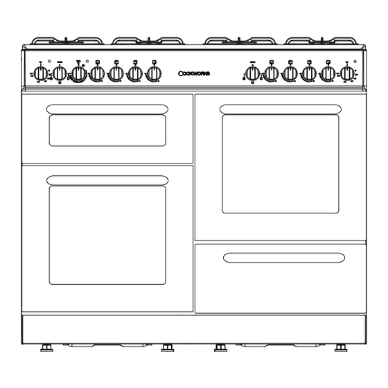Cookworks CCL100DFB Installation & User's Instructions