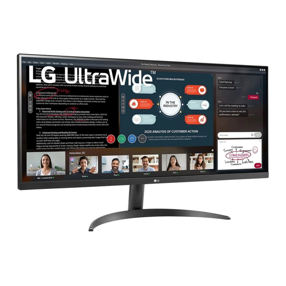 LG 34WP500P Manuals